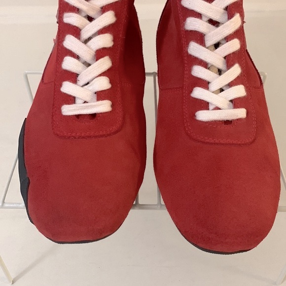 Alpinestars Y2K Red Vintage Suede Racing Boots/EUC - Picture 13 of 17